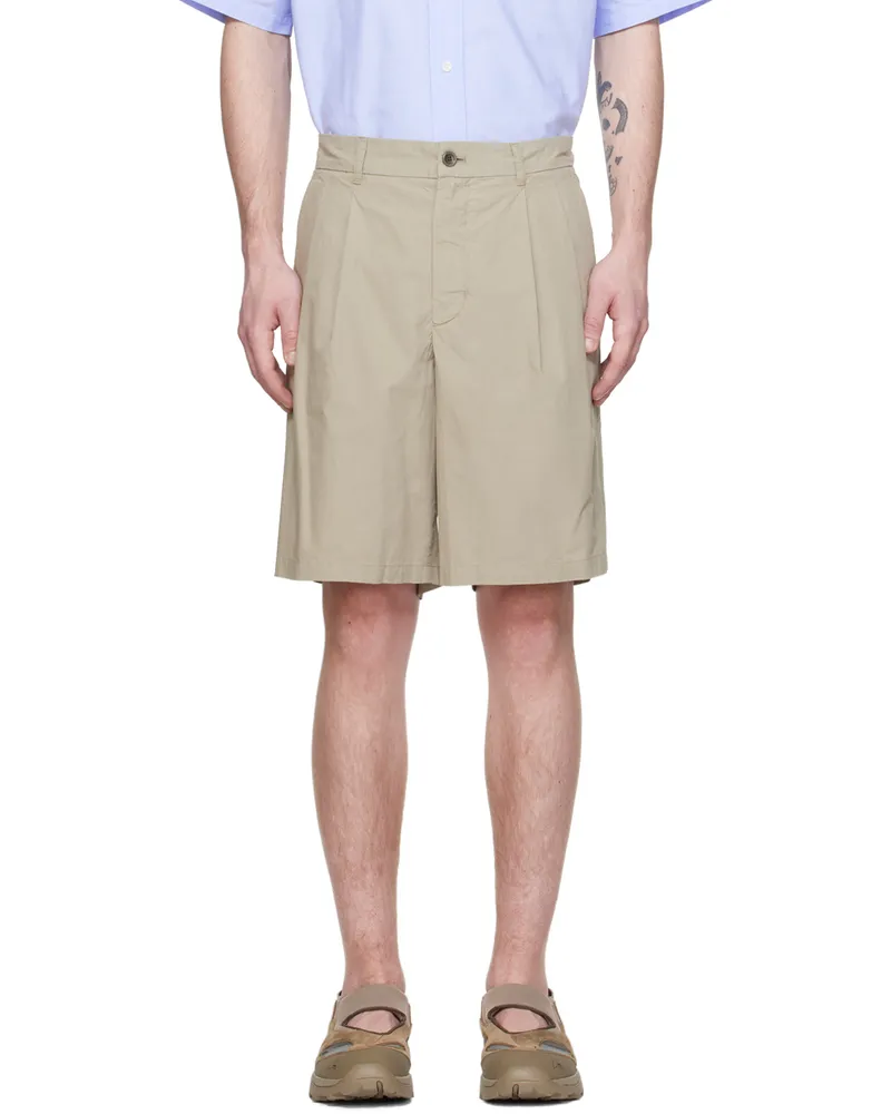Norse Projects Gray Benn Shorts Clay