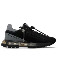 Givenchy Black & Gray Spectre Runner Sneakers 002-black