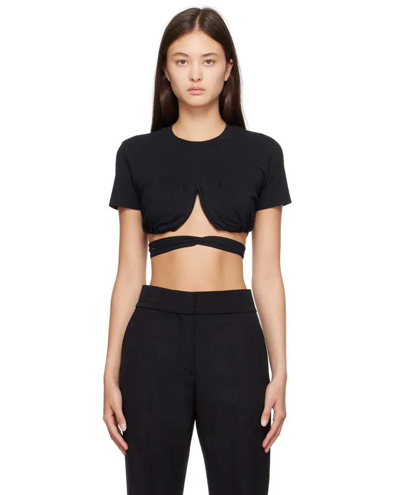 Jacquemus Black Le Papier 'Le T-Shirt Baci' T-Shirt 990