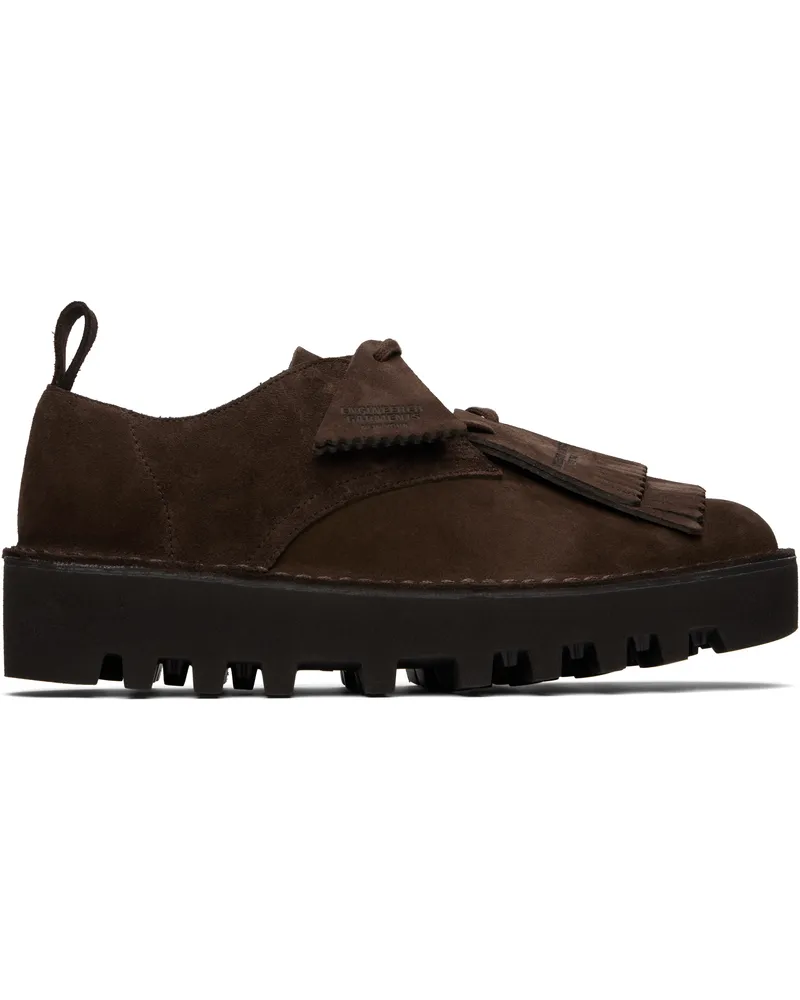 Engineered Garments Brown Clarks Originals Edition Desert Khan EG Derbys Brown