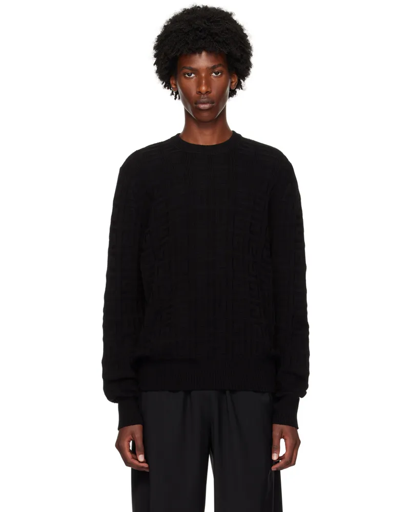 Givenchy Black 4G Sweater 001-black