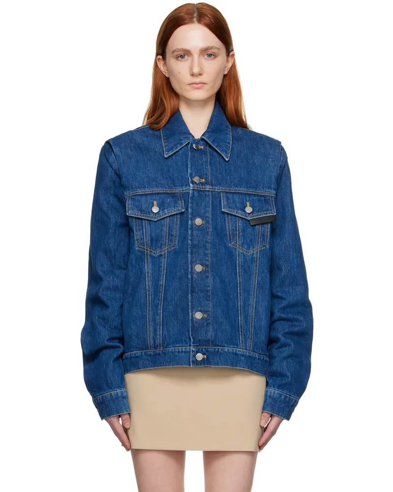 Bianca Saunders Blue Lexxus 23 Denim Jacket Mid