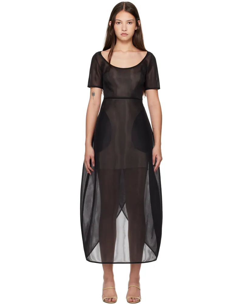 GIA STUDIOS Black Lily Maxi Dress Black