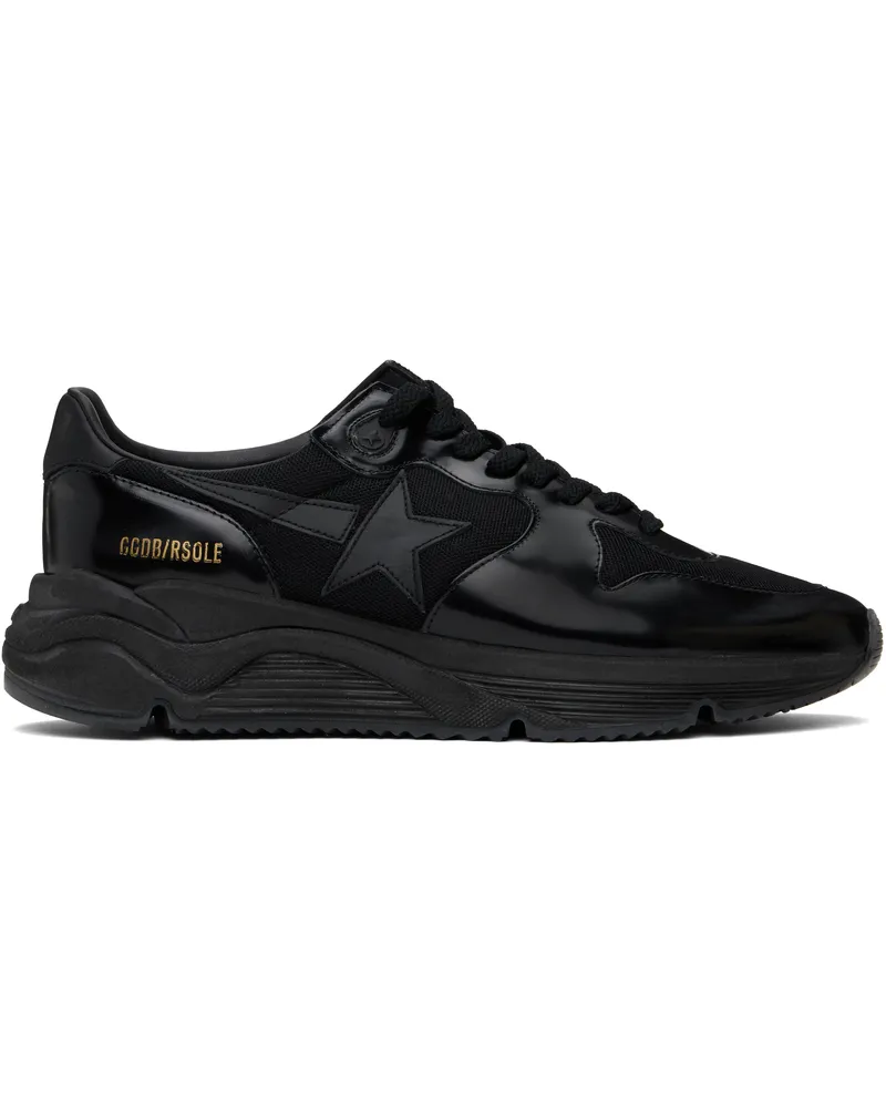 Golden Goose Black Running Sole Sneakers Black