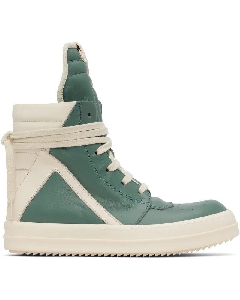 Rick Owens Kids Blue Hollywood Geobasket Sneakers 6611