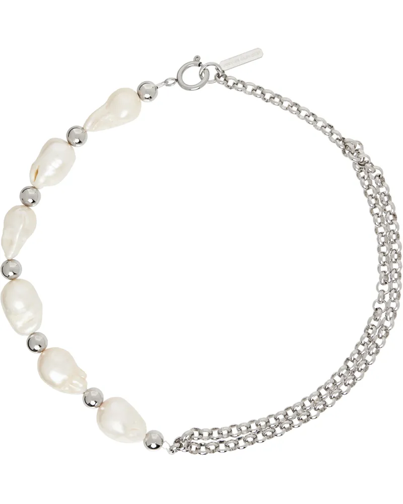 Justine Clenquet Silver Laurie Choker Palladium