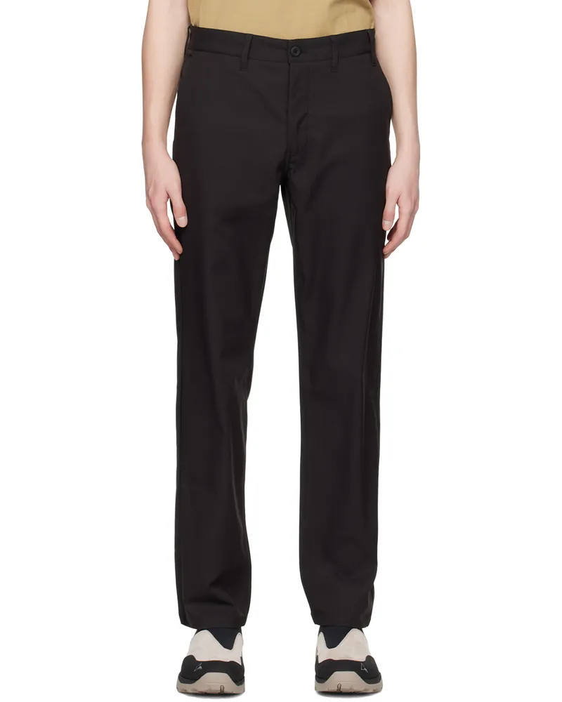 Norse Projects Black Aros Trousers Black