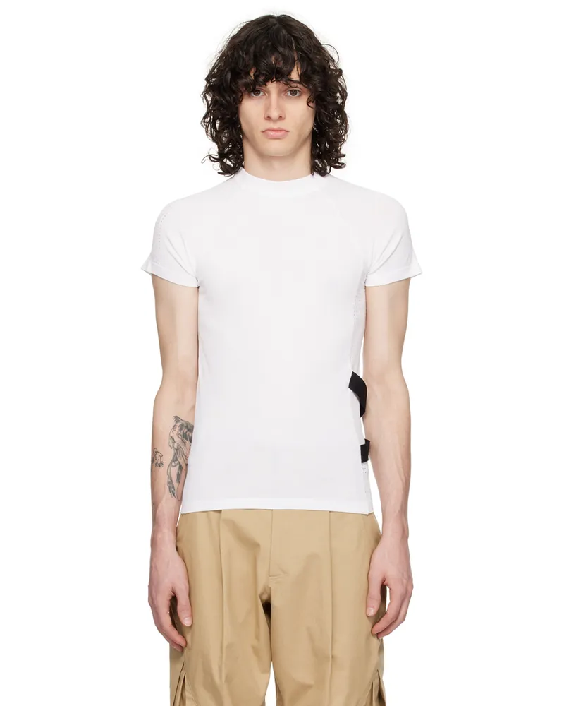 Hyein Seo White Strap T-shirt White