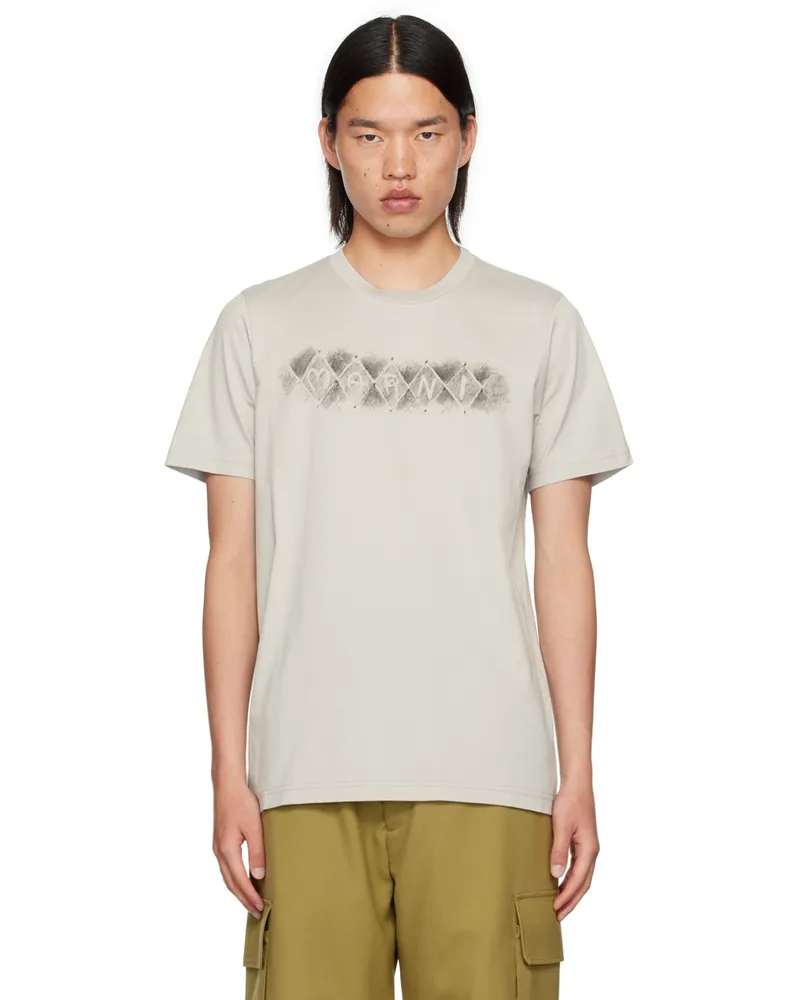 Marni Gray Argyle Print T-Shirt Man15