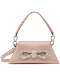 Mach & Mach Pink Double Bow Samantha Small Bag Nude