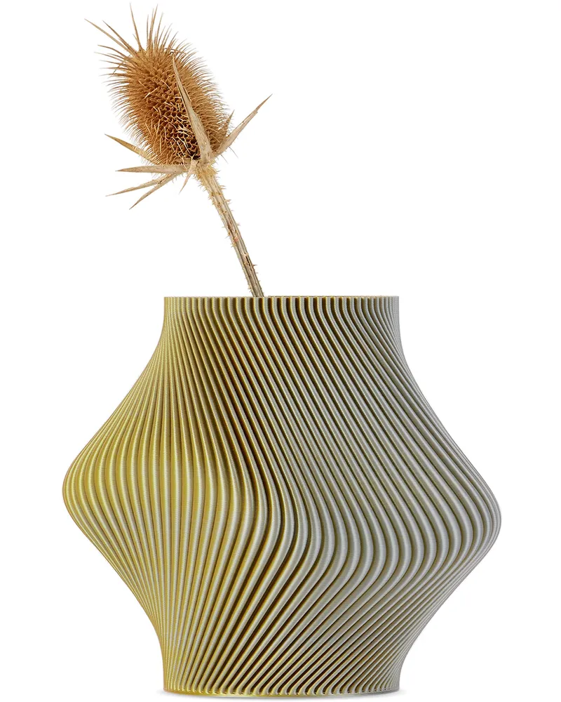 Sheyn SSENSE Exclusive Yellow Bloz Vase Yellow