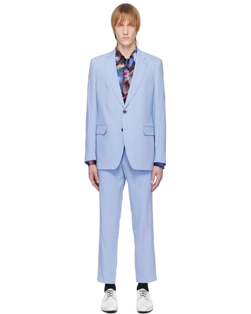 Dries van Noten Blue Notched Suit 514