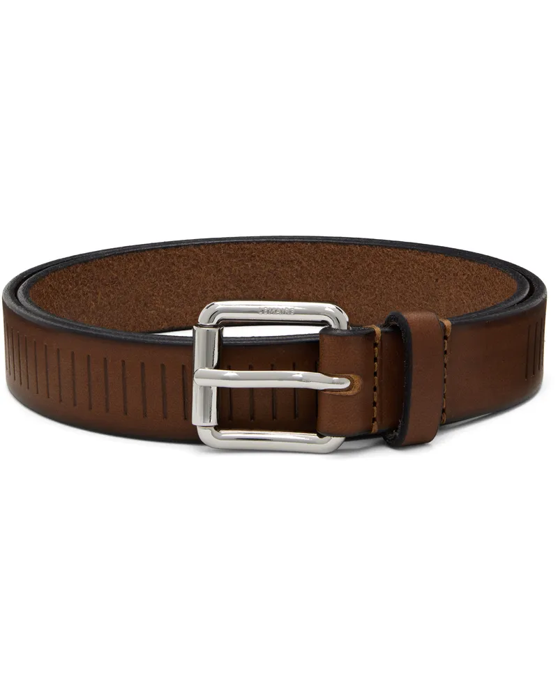 Christophe Lemaire Tan Rail Belt Br462