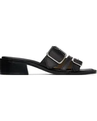 A.P.C. Black Aly Heeled Sandals Lzz