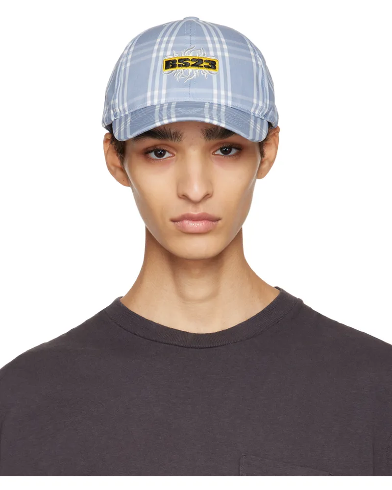 Palmer Blue Check Cap Blue