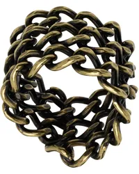 Dries van Noten Gold Chain Ring Brass