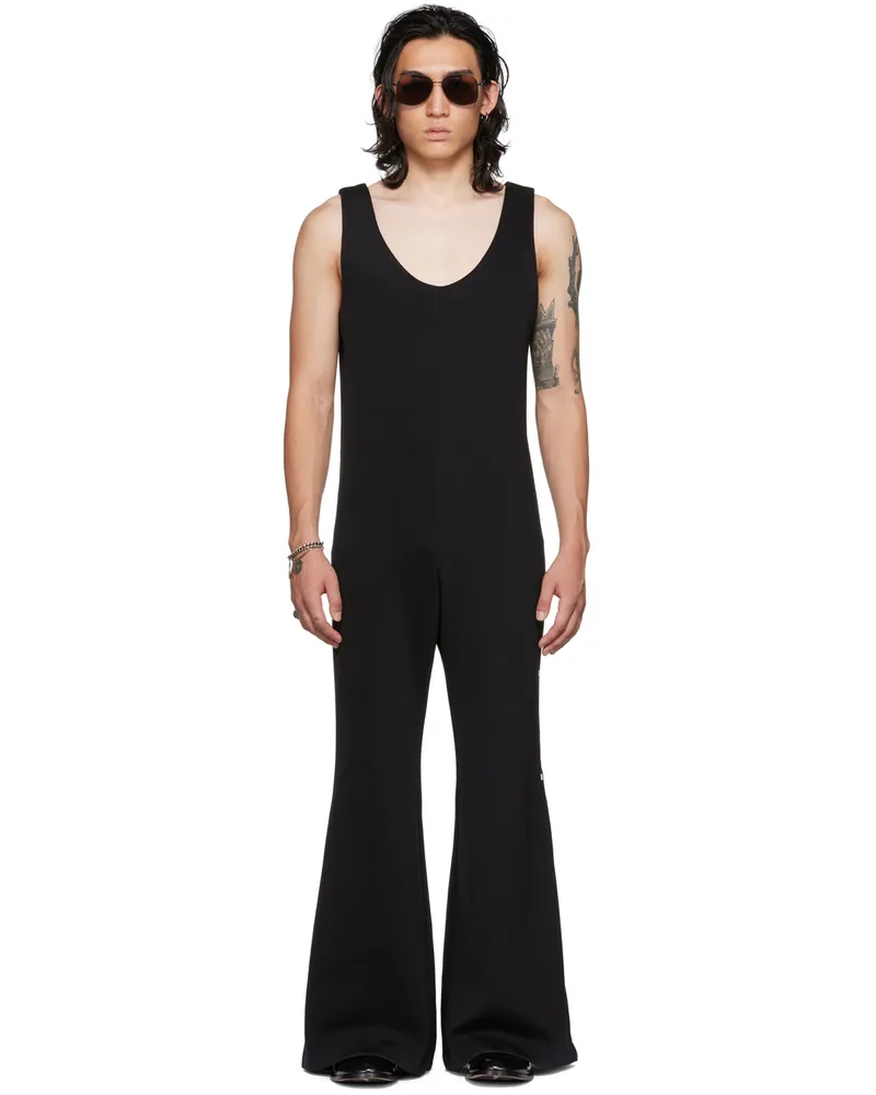 LU'U DAN SSENSE Exclusive Black Slim Jumpsuit Black