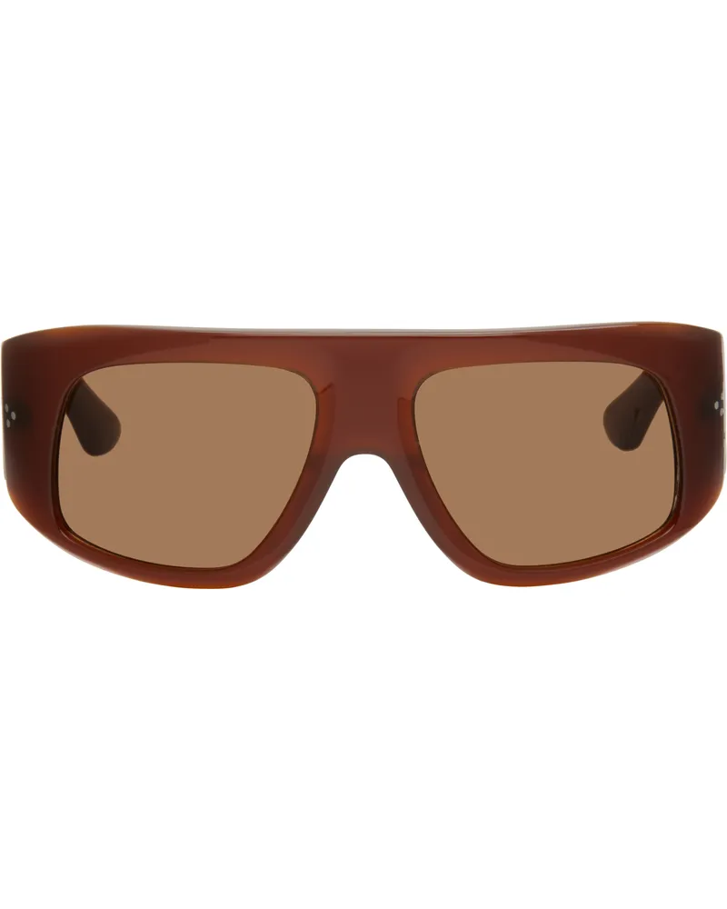 Port Tanger Brown Dhat Sunglasses Terracotta