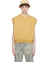 DRKSHDW by Rick Owens Yellow Jumbo Tatlin Sweatshirt Mustard