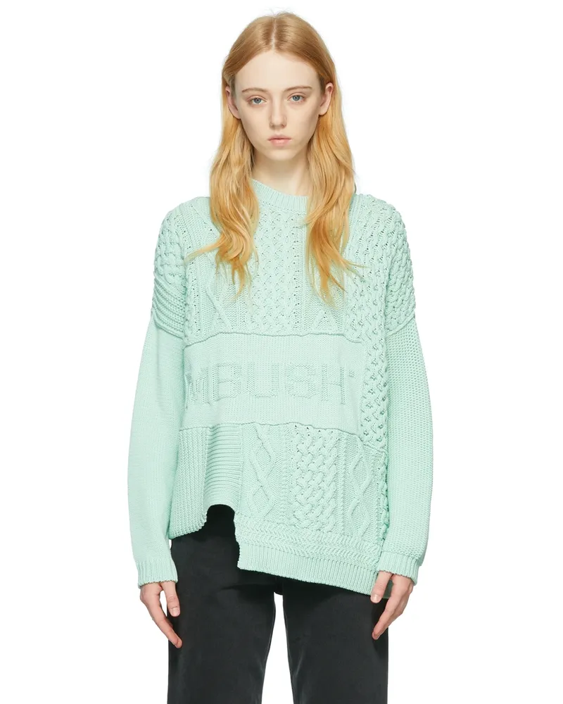 AMBUSH Green Cotton Sweater Green