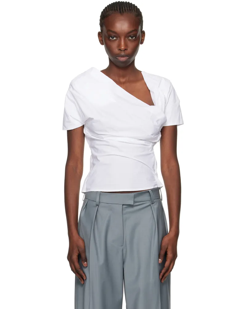 16ARLINGTON White Morva Blouse Bianco