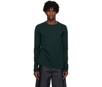 Green Tuck Long Sleeve T-shirt
