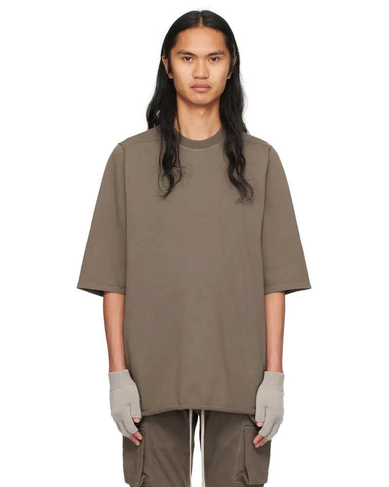 DRKSHDW by Rick Owens Gray Jumbo T-Shirt Dust