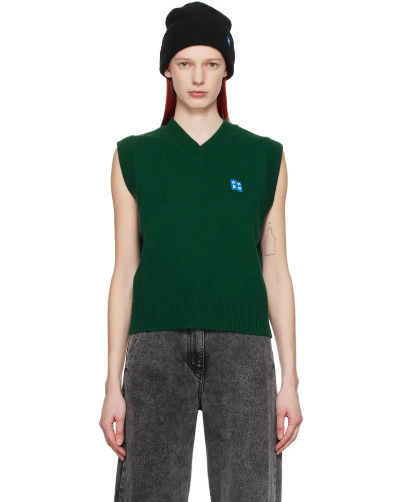 Adererror Green Significant TRS Tag Vest Green