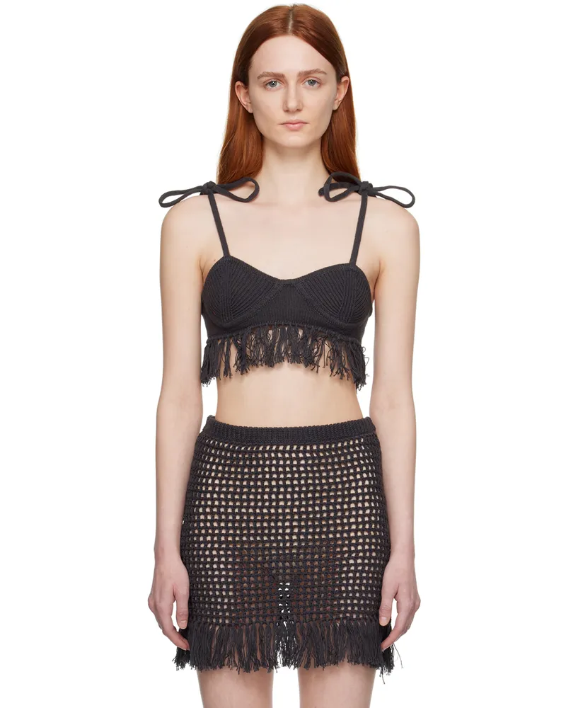 The Garment Gray Egypt Bra Grey