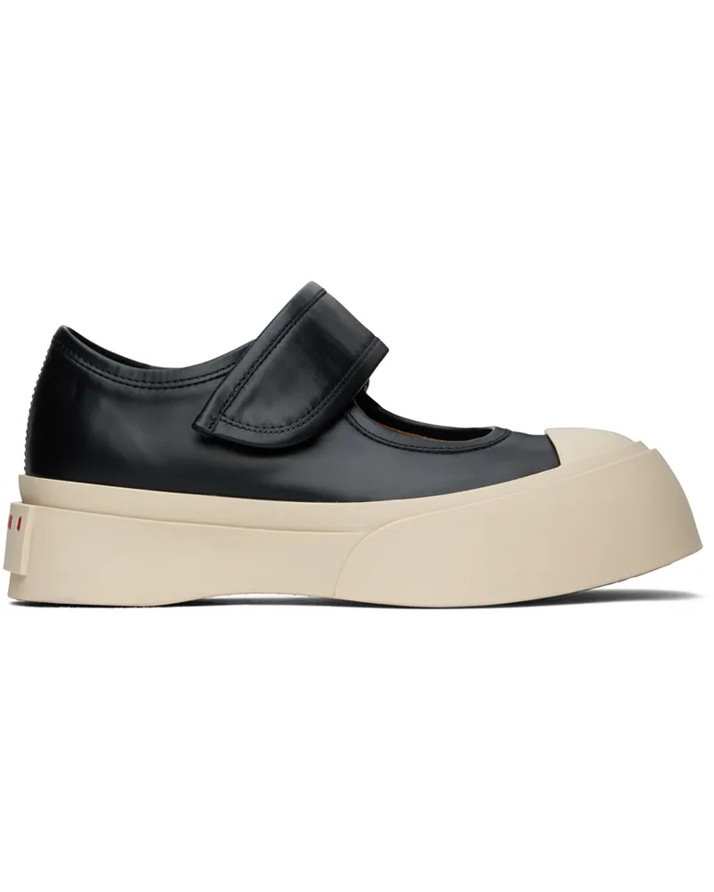 Marni Black Pablo Mary Jane Ballerina Flats 00n99