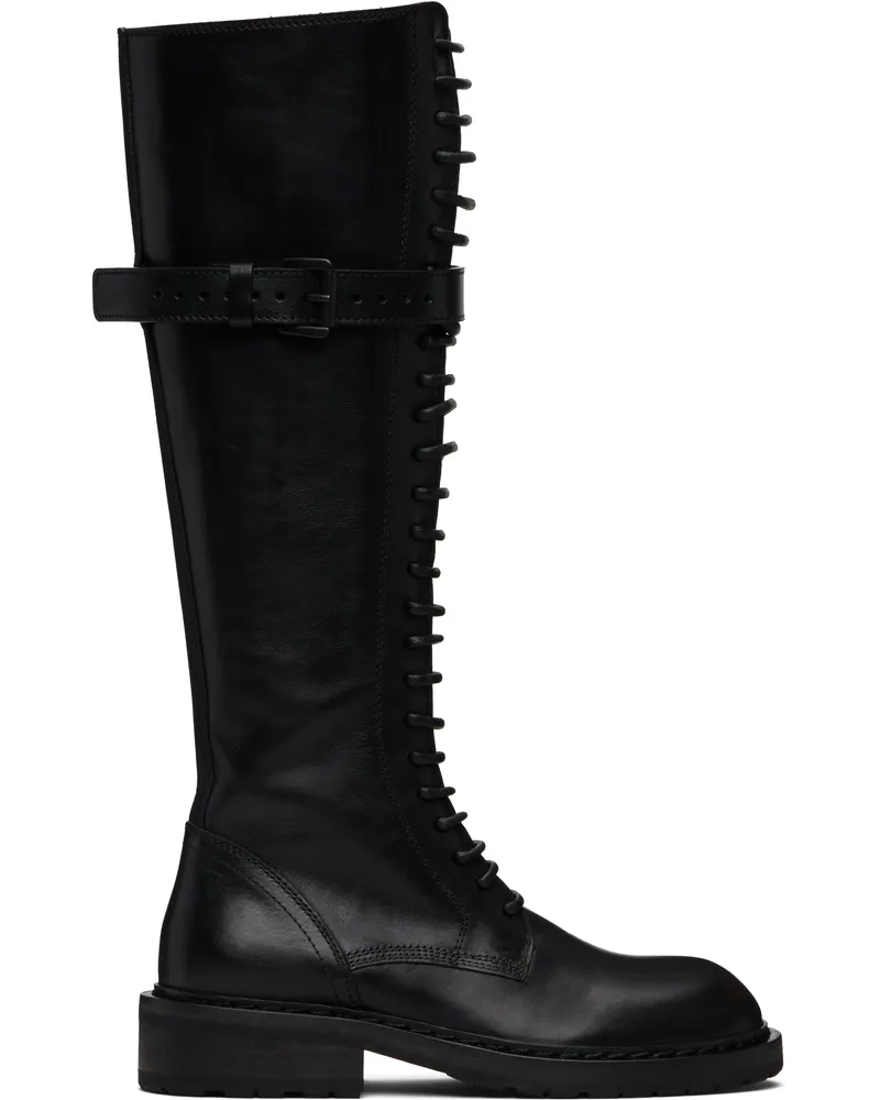 Ann Demeulemeester Black High Danny Tall Boots 099