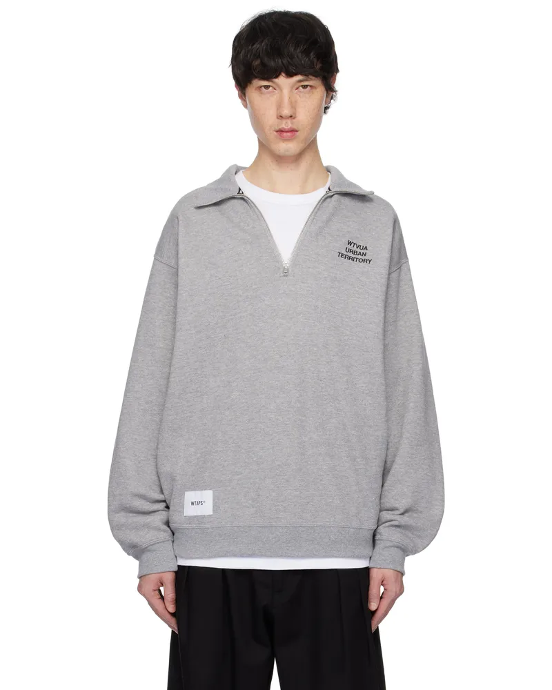 WTAPS Gray DEPST 01 Sweatshirt Ash