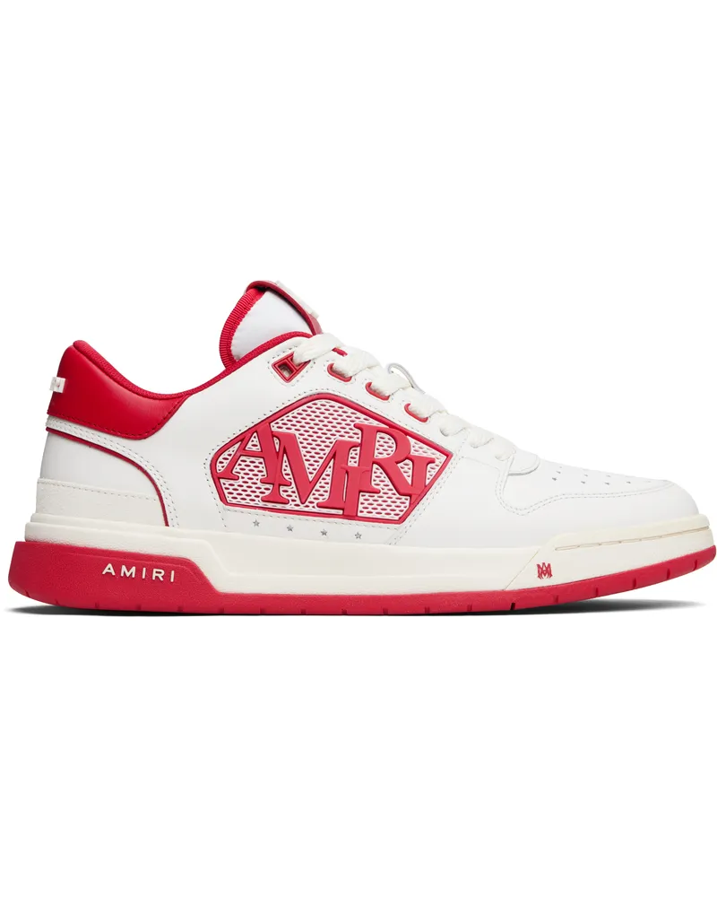 Amiri White & Red Classic Low Sneakers White