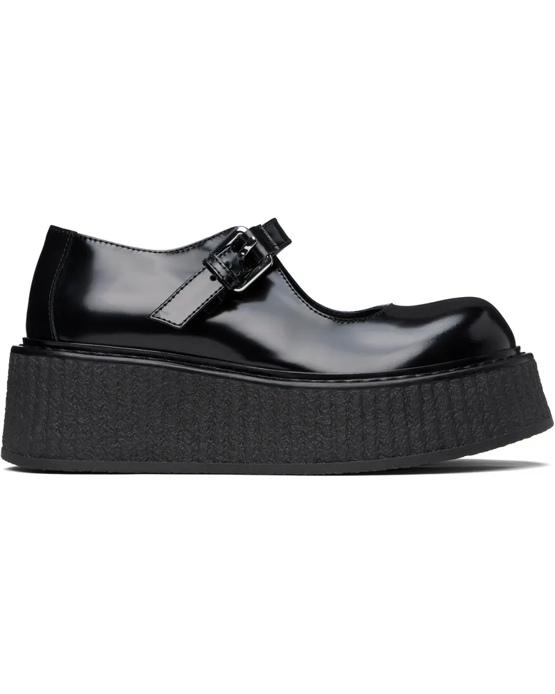 Moschino Black Olivia 1980 Loafers Black