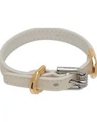 Givenchy White Voyou Bracelet Ivory