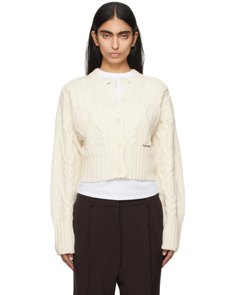 Holzweiler Off-White Chunky Cable Cardigan 1001