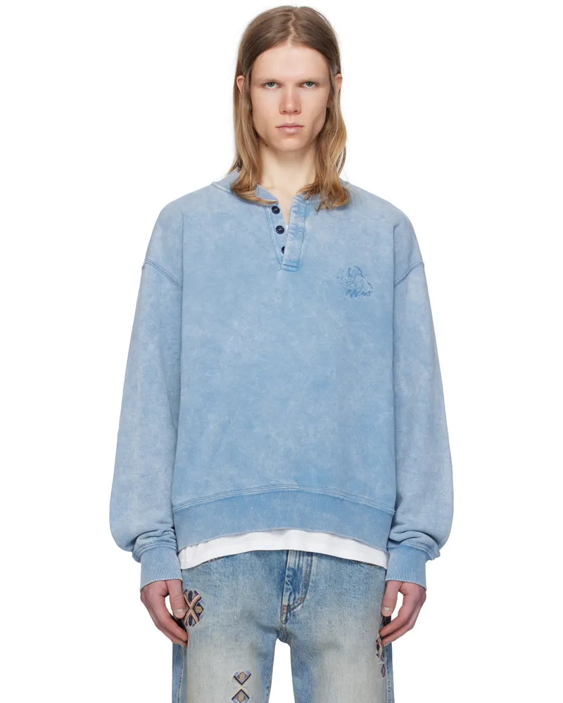 Isabel Marant Blue Mathias Sweatshirt Ice