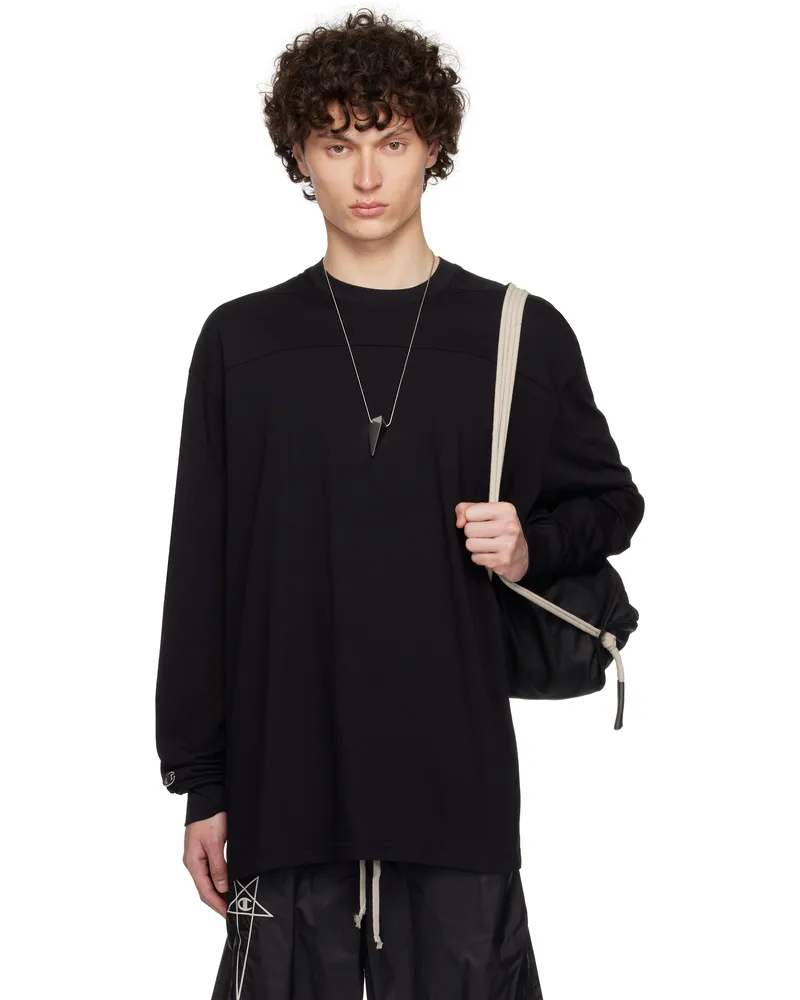 Rick Owens Black Champion Edition Girdered T-shirt 09