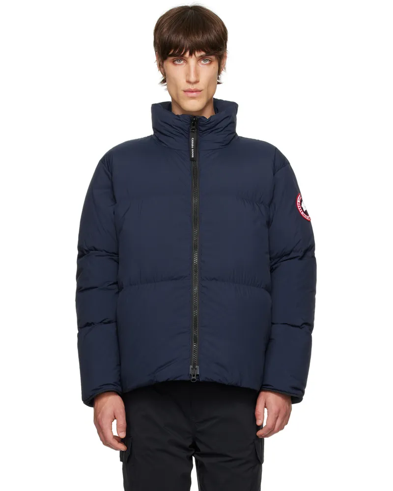 Canada Goose Navy Lawrence Puffer Down Jacket Atlantic