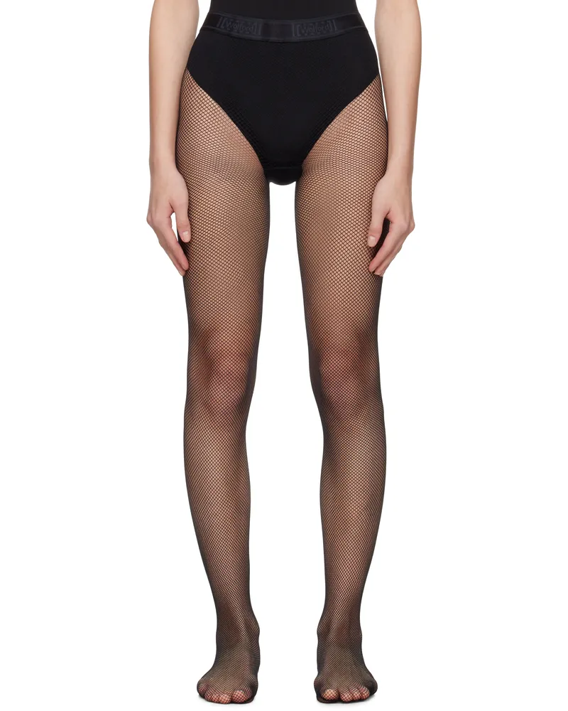 Wolford Black Twenties Econyl Tights 7005