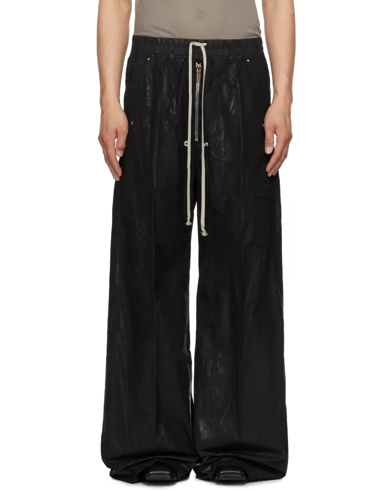 DRKSHDW by Rick Owens Black Hollywood Geth Belas Trousers 09