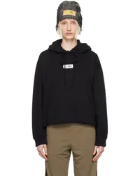 Maison Margiela Black Logo Flag Hoodie Black