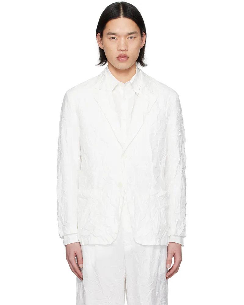 AURALEE White Finx Blazer White