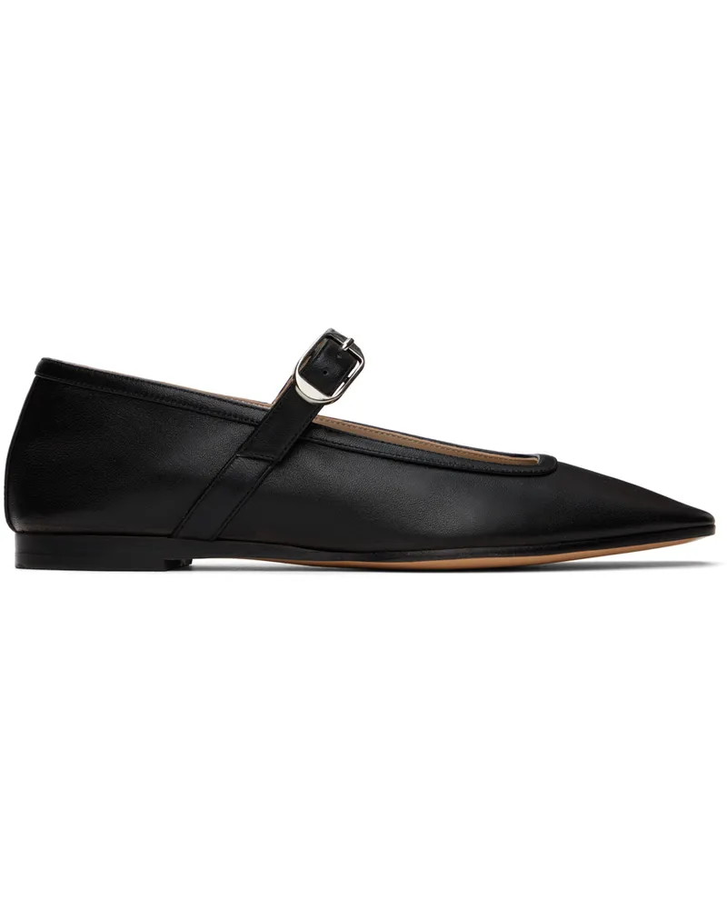 Le Monde Béryl Black Ballet Mary Jane Ballerina Flats Bla
