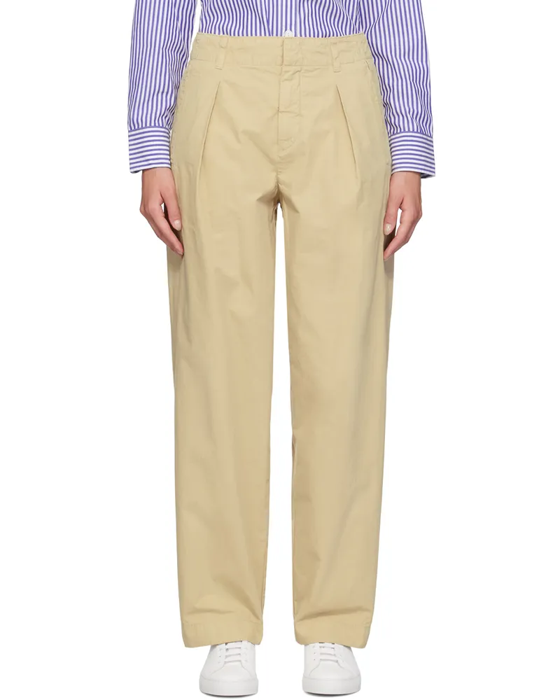 Rag & Bone Beige Donovan Pants Khaki