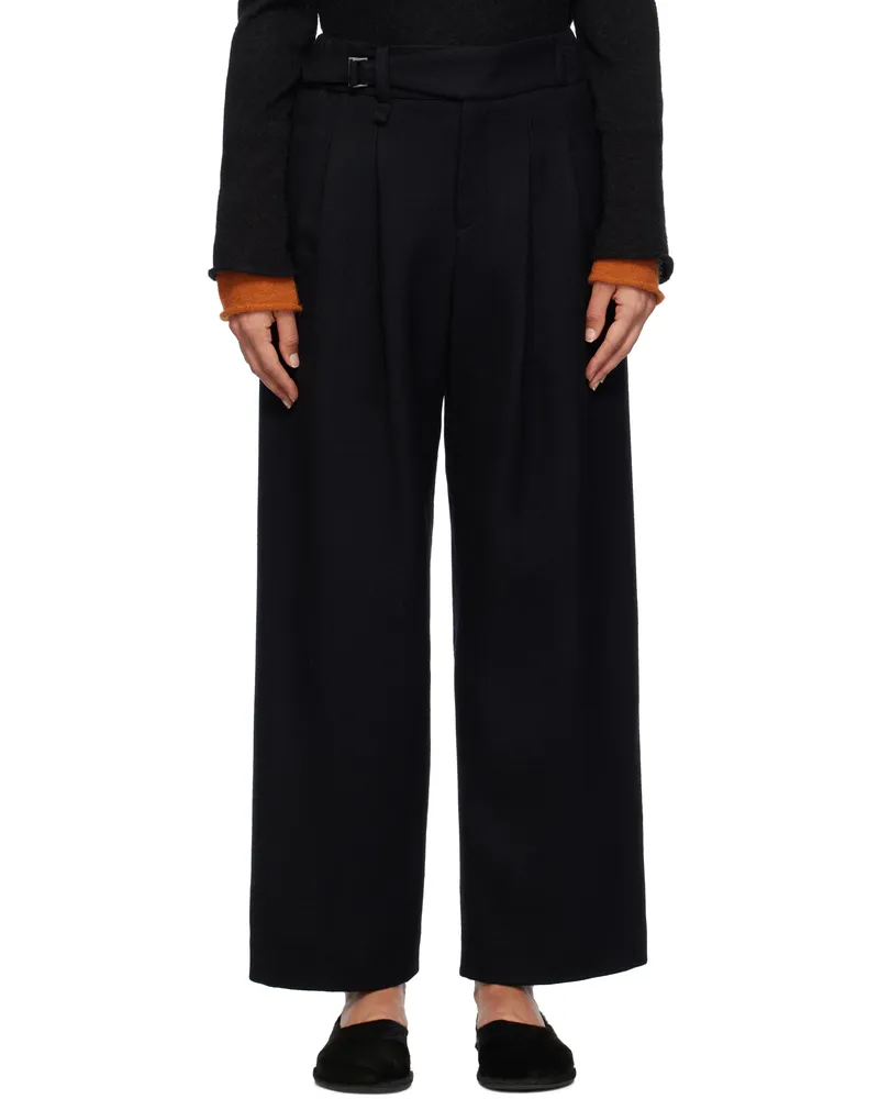 Issey Miyake Black Entwine Trousers 15