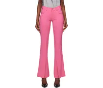 Pink Vented Trousers