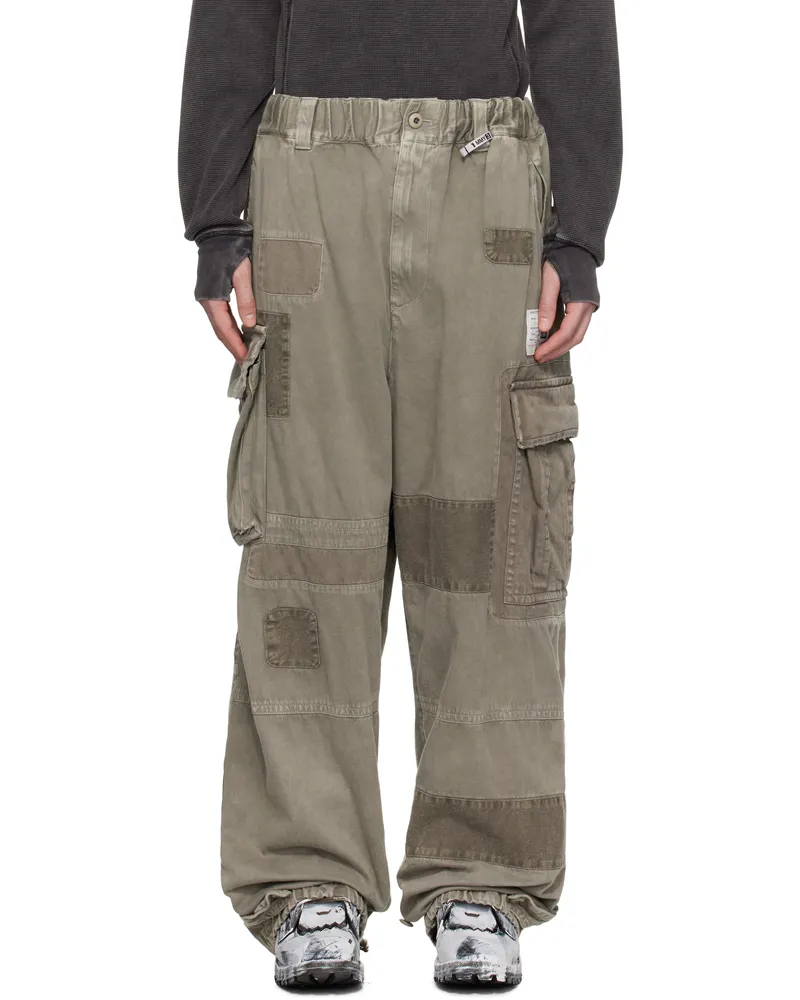 MIHARAYASUHIRO Gray Repair Cargo Pants Lt.gray