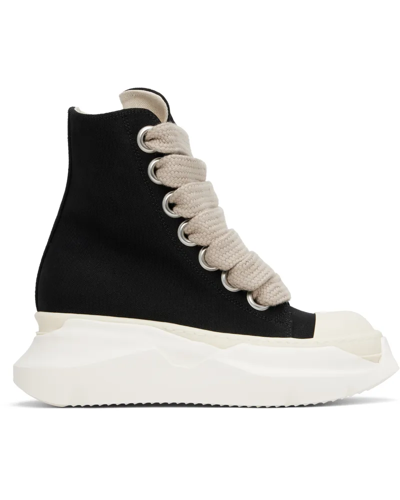 DRKSHDW by Rick Owens Black Hollywood Jumbo Laces Abstract Sneak Sneakers 911