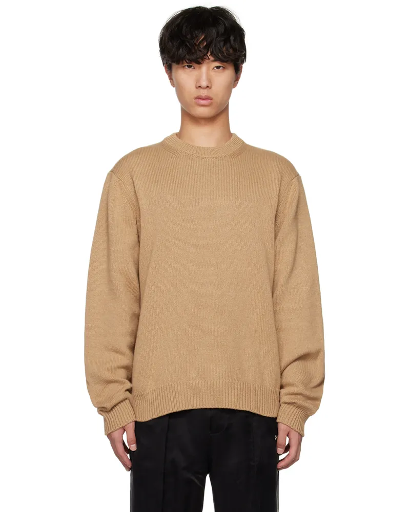 Han Kjøbenhavn Tan Crewneck Sweater Brown
